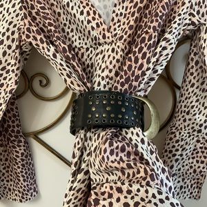 SOLD Leopard print summer dress
